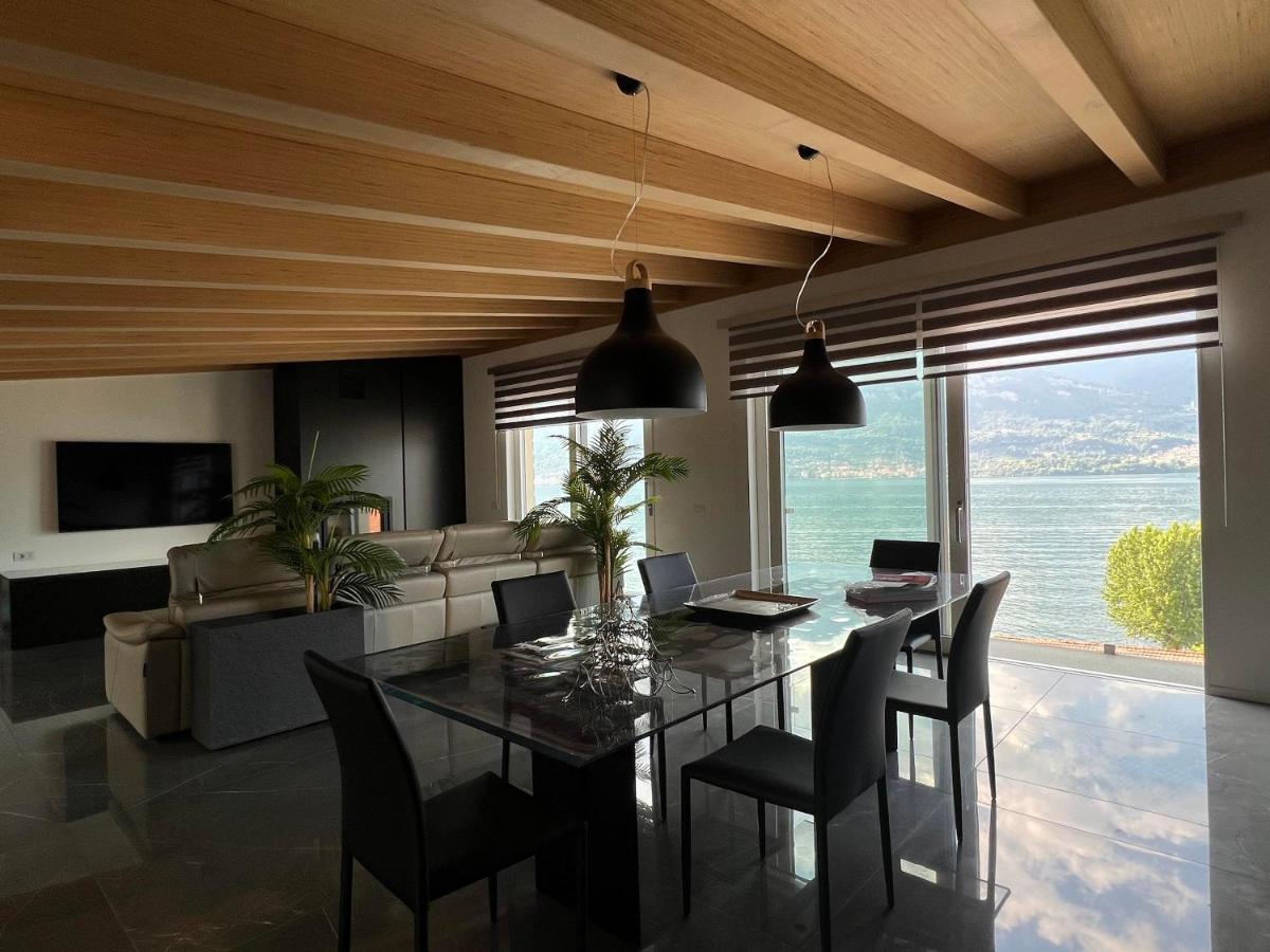Luxury Lakefront Penthouse Lezzeno Esterno foto