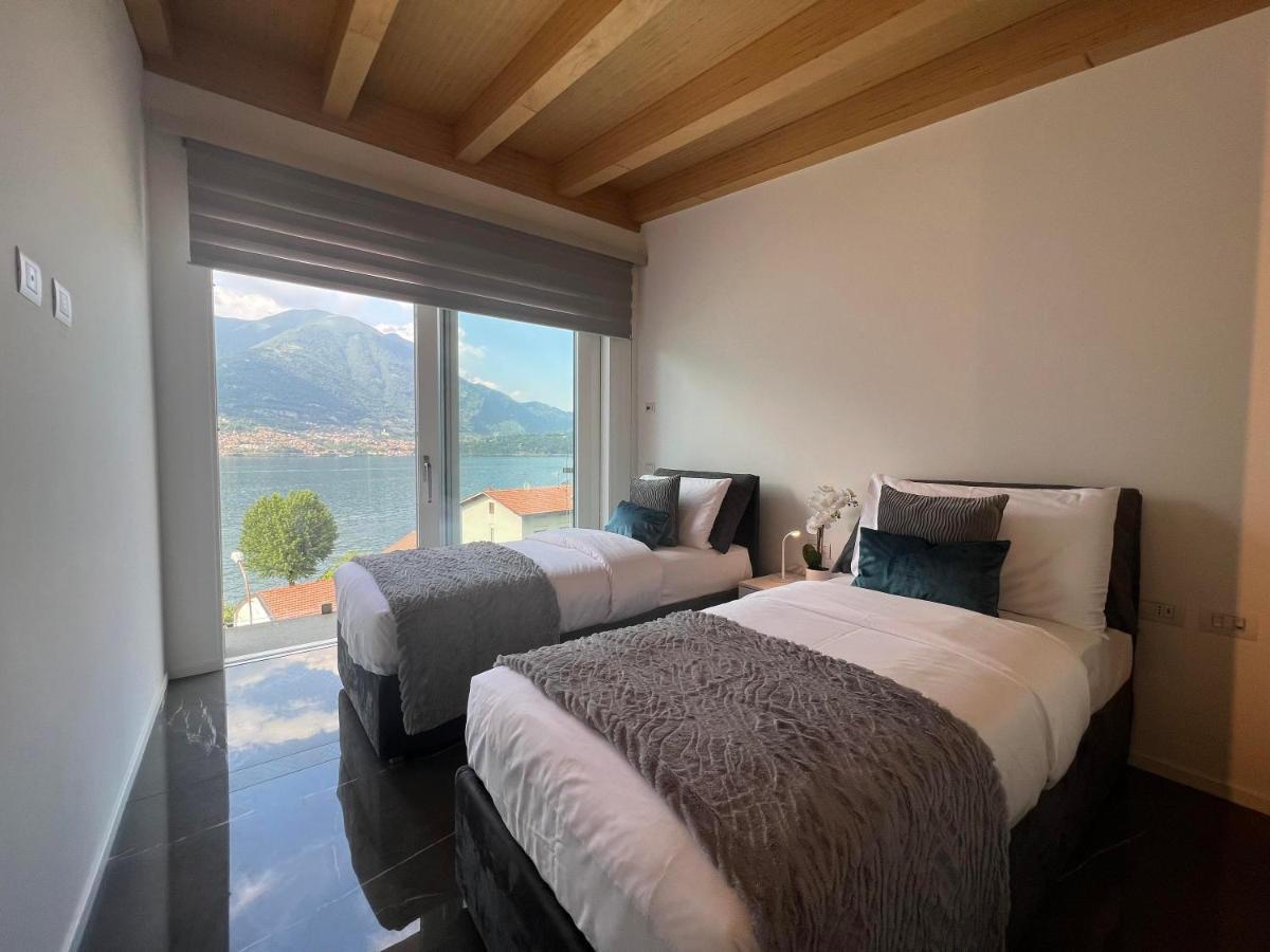 Luxury Lakefront Penthouse Lezzeno Esterno foto